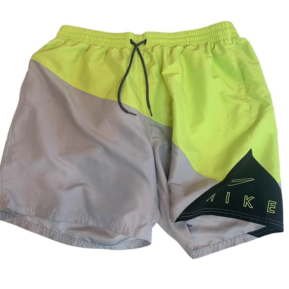 Nike Logo Jacknife‎ Mens XXL Swim Trunks Volley Shorts #337J